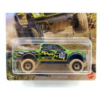2017 Ford F-150 Raptor #150 – Baja 4x4 series 3/5 - Hot Wheels Long Card